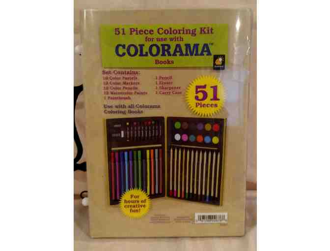 Coloring Book Set and Coloring Kit