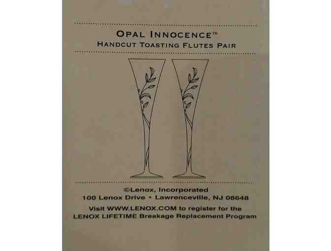 Lenox Toasting Flutes 'Opal Innocence'