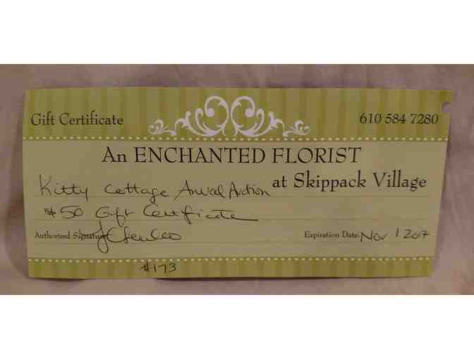 $50 Gift Certificate to An Enchanted Florist