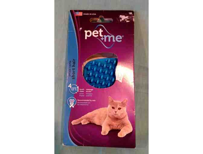Quiet Time Pet Bed, Greenies, and Brush