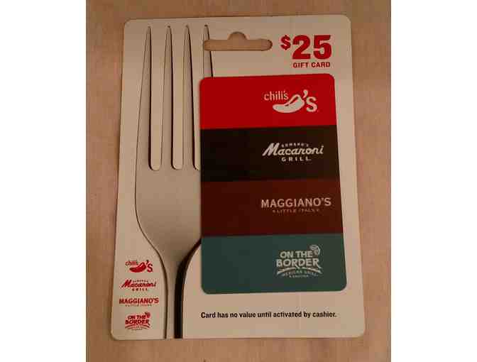 $25 Gift Card to Chili's, Maccaroni Grill, Maggiano's or On the Border - Photo 1
