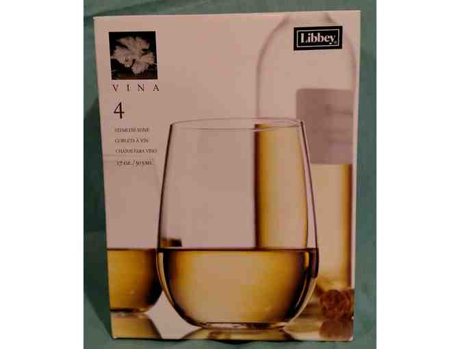 Libbey Stemless Wine Glasses