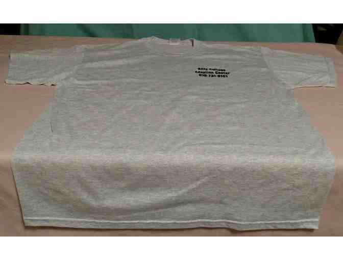Adult Extra Large Kitty Cottage Crew Neck T-Shirt in Grey - Photo 4