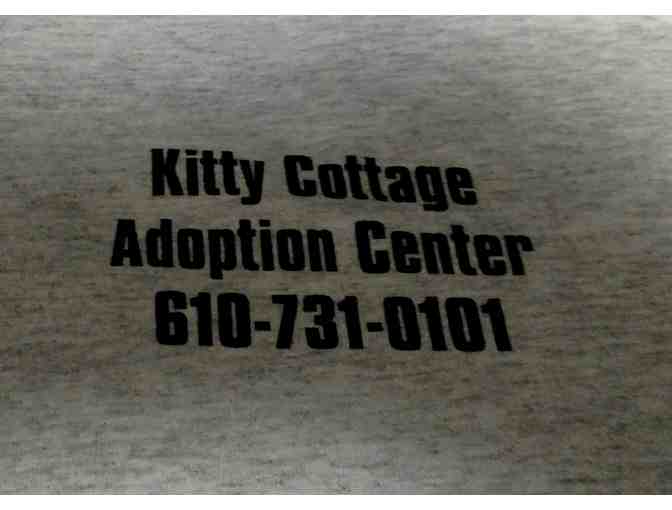 Adult Extra Large Kitty Cottage Crew Neck T-Shirt in Grey - Photo 5