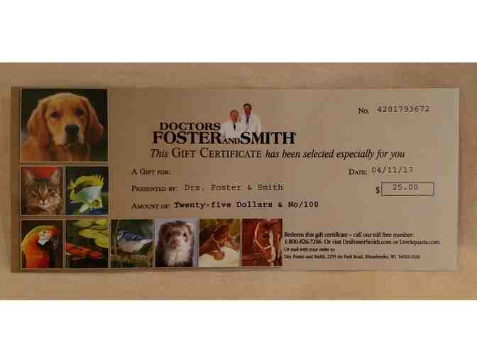 $25 Gift Certificate to Doctors Foster and Smith