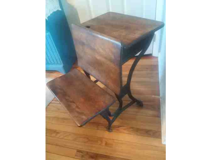 Early 1900's Chair/Desk Combination - Photo 1