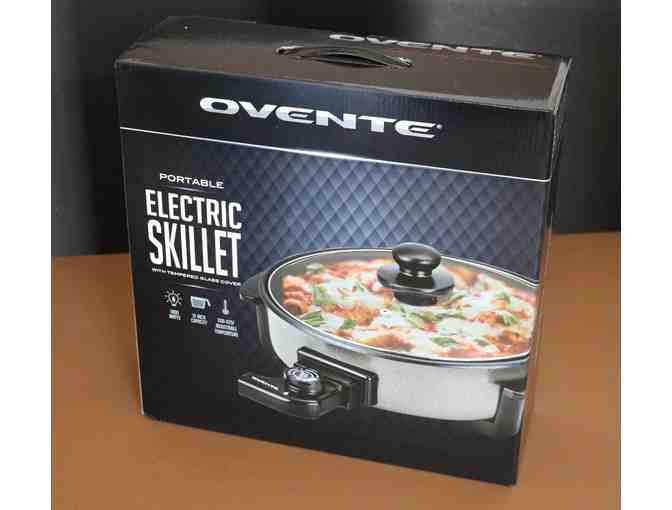 Ovente Portable Round Electric Frying Pan Skillet - Photo 1
