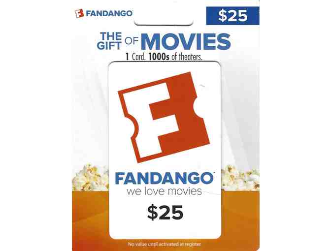 $25 Fandango Gift Card - Photo 1
