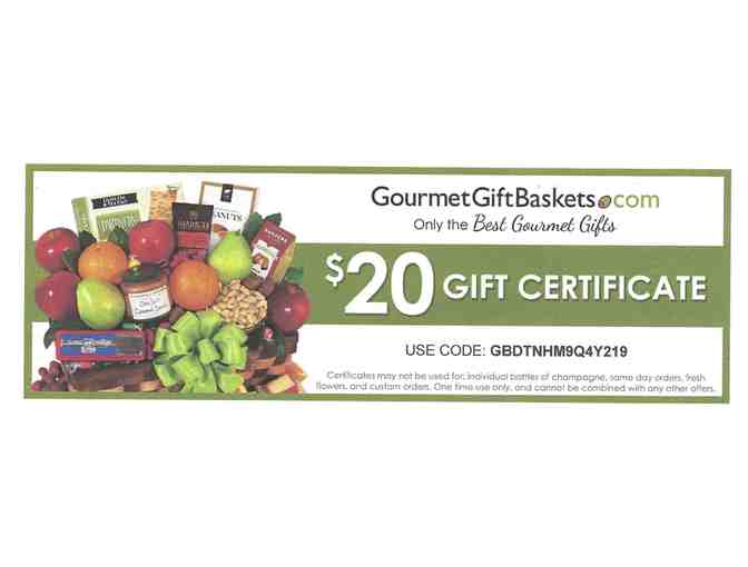 $20 Gift Certificate from GourmetGiftBaskets.com - Photo 1