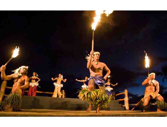 Wailea Beach Resort, Maui's Te Au Moana Luau Dinner Show for 4