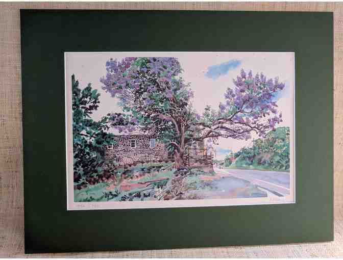 Vintage Signed Limited Edition Watercolor Print