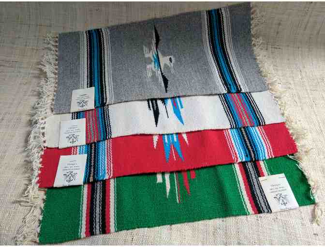 4 Vintage Chimayo Weavings
