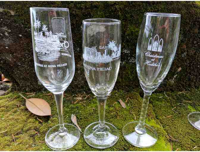 12 Collectible Champagne Flutes