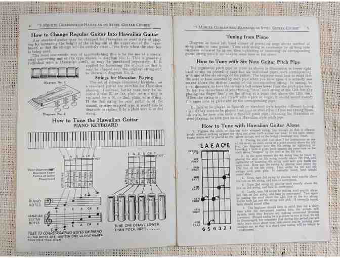 Vintage Music Tutorial Booklet