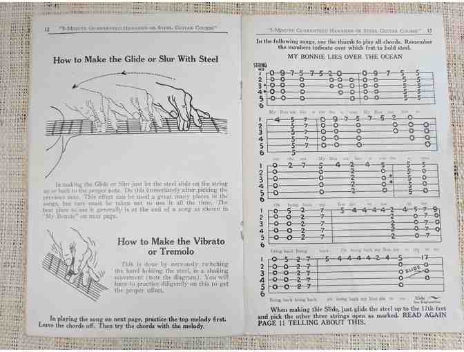 Vintage Music Tutorial Booklet
