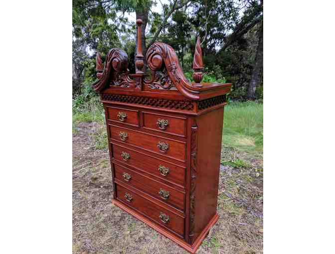 Vintage Solid Mahogany Chest of Drawers