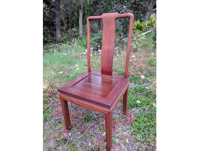 Vintage Tropical Hardwood Table & Chairs