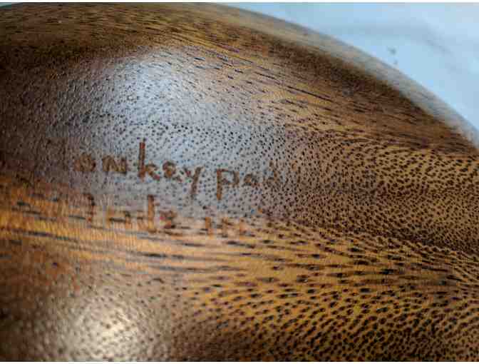 1950s Monkeypod Wood Plates