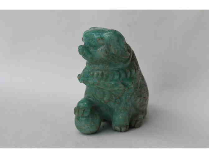 Antique Hand Carved Jade Decorative Dog Figurine