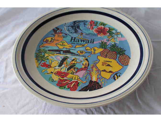 Four decorative Plates