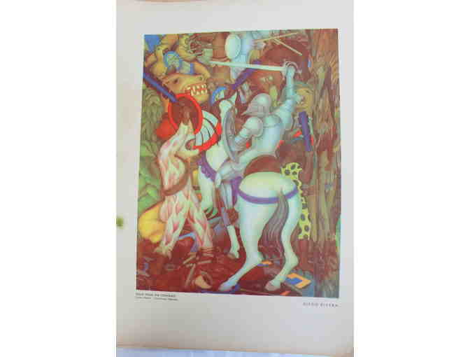 'Diego Rivera: 10 Reproductions in Color of Mexican Frescos' 1946 First Edition