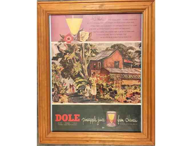 1951 Dole Pineapple Juice Vintage Ad print - Photo 1