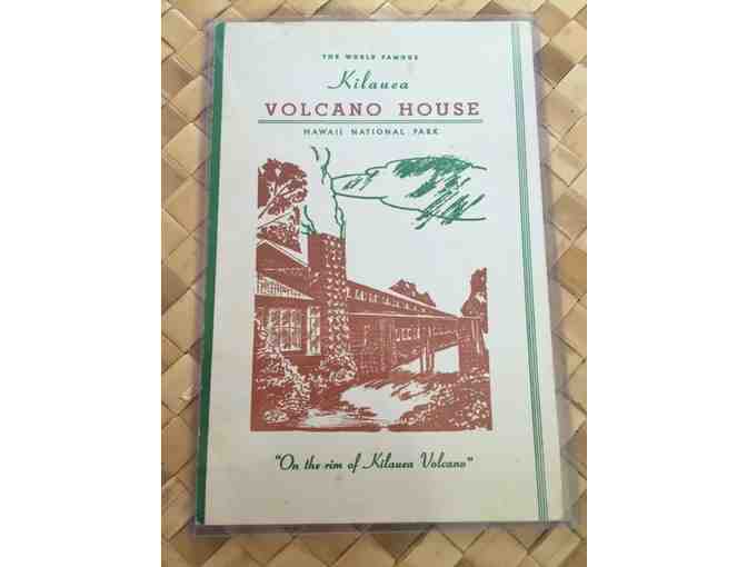 Vintage Hawaii Ephemera: Volcano House Menu, 1967