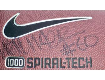 Collectible Football autographed by Max Unger, #60 of the Seattle Seahawks