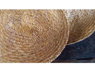 Hand Crafted Red Lauhala Placemats