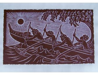 A Pair of Dietrich Varez Woodblock Prints