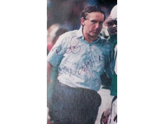 Vintage Autographed Hawaii Warriors Football Poster