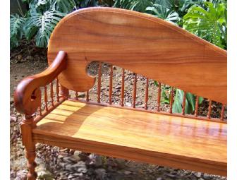 Magnificent Curly Koa Weeks Settee