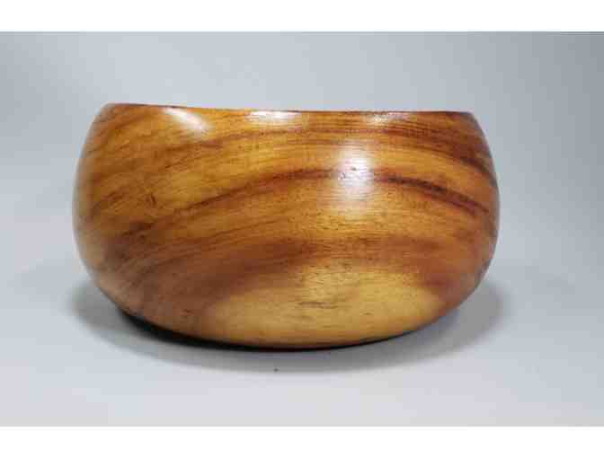 Koa Wood Bowl by Russ Johnson 5.5' high, 11.5' diameter