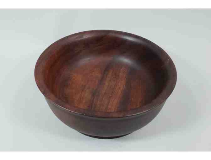 Koa Wood Bowl by Russ Johnson 3.25' high, 7.75' diameter