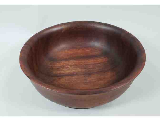 Koa Wood Bowl by Russ Johnson 3.25' high, 7.75' diameter