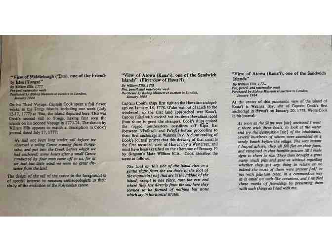 Set of 3 prints: 'View of the friendly isles' by William Ellis ca 1777-78