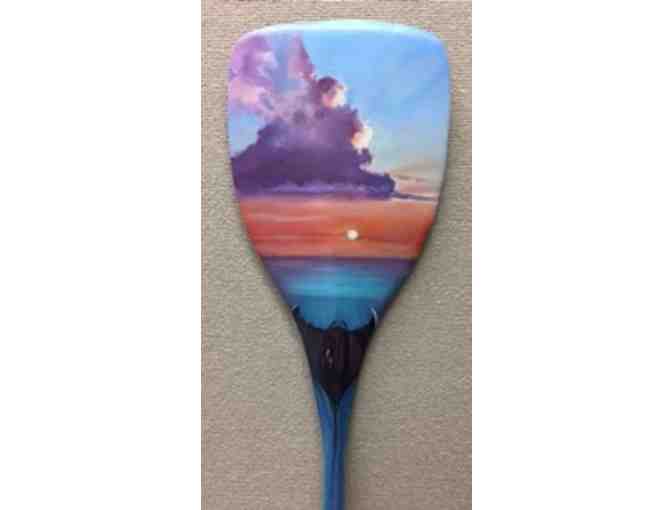 Painted Paddle Art Piece