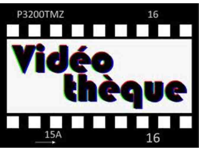 Videotheque: $35 gift certificate