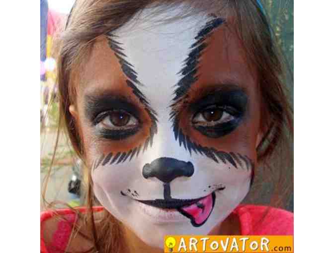 ARTovator: Gift certificate for one hour of face painting