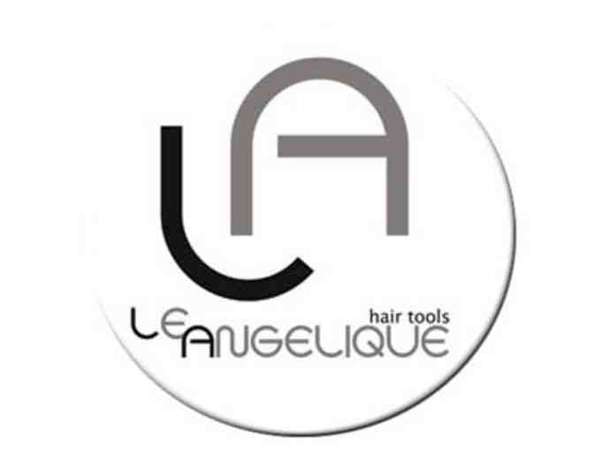 Le Angelique: 3-piece  Set with flat iron, curling wand, travel blow dryer