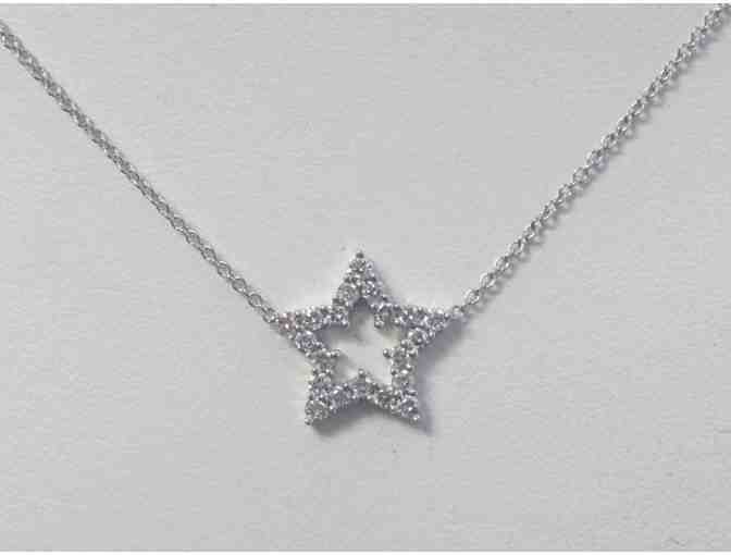 White Gold & Diamond Star Necklace by Sarosi by Timeless Gems - Photo 1