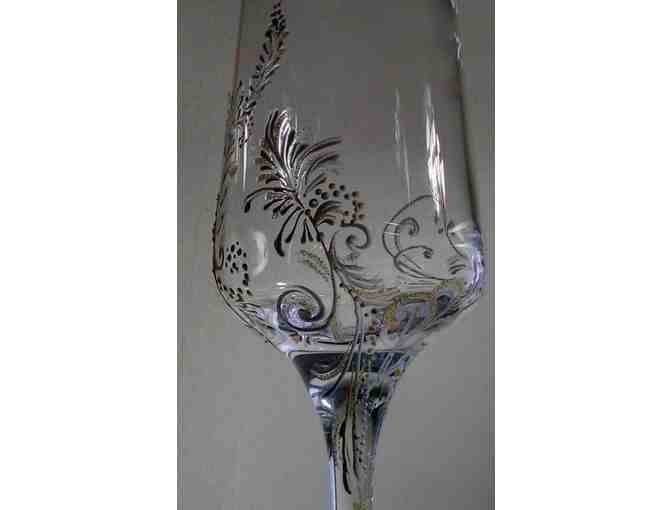 Phoenix Raising Art: Custom, Hand Engraved Stemware