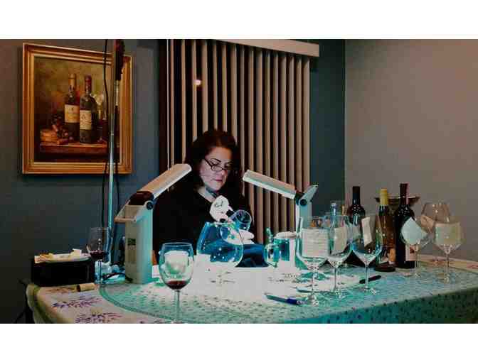 Phoenix Raising Art: Custom, Hand Engraved Stemware