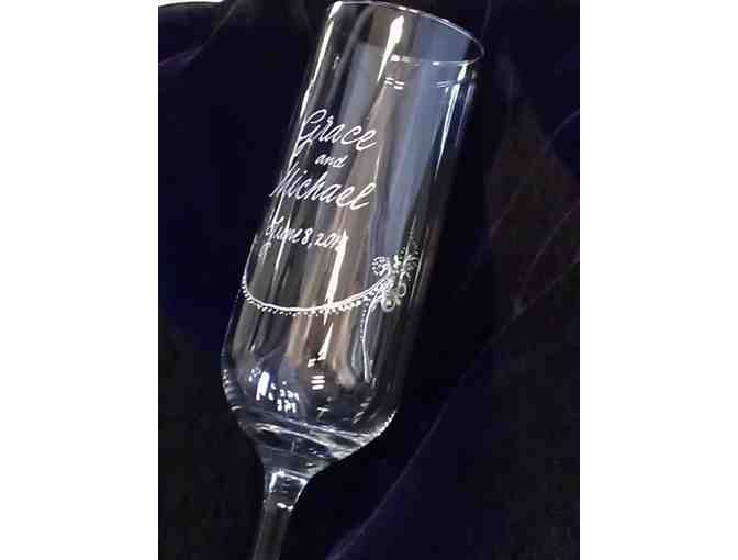 Phoenix Raising Art: Custom, Hand Engraved Stemware