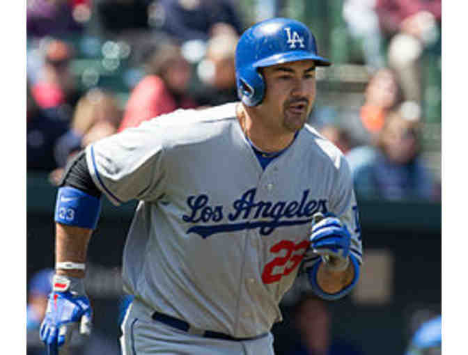 Autographed  LA Dodgers Jersey: Adrian Gonzalez #23 - Photo 4