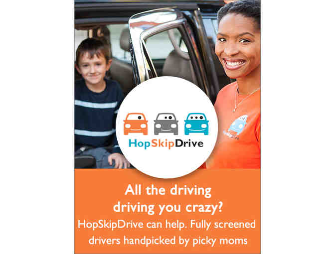 HopSkipDrive: Ride Service for Kids, $100 Gift Card