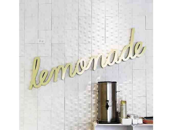 Lemonade LA: $100 Gift Certificate