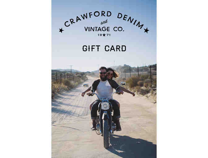 Crawford Denim & Vintage Co: $200 Gift Card