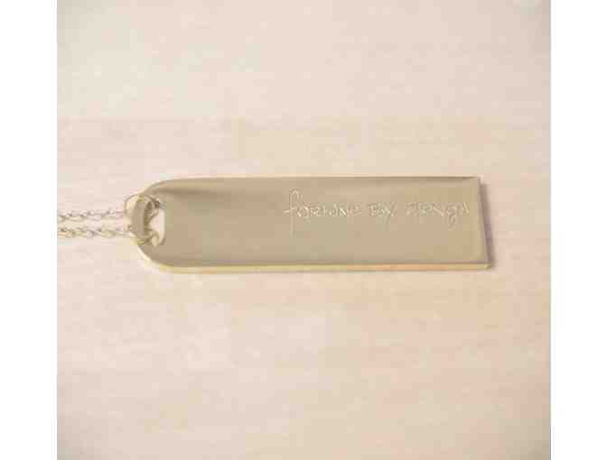 FortuneByDesign pendant necklace: 'You Create Your Own Stage'