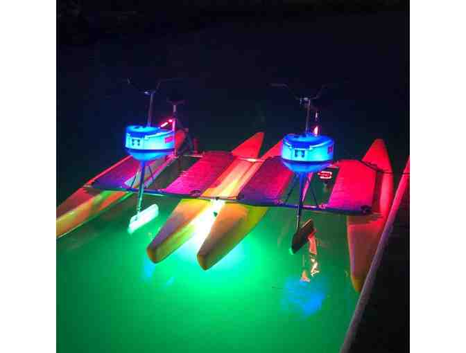 Long Beach Waterbikes: 2 Glow Ride Tickets (LED light night Hydrobike)